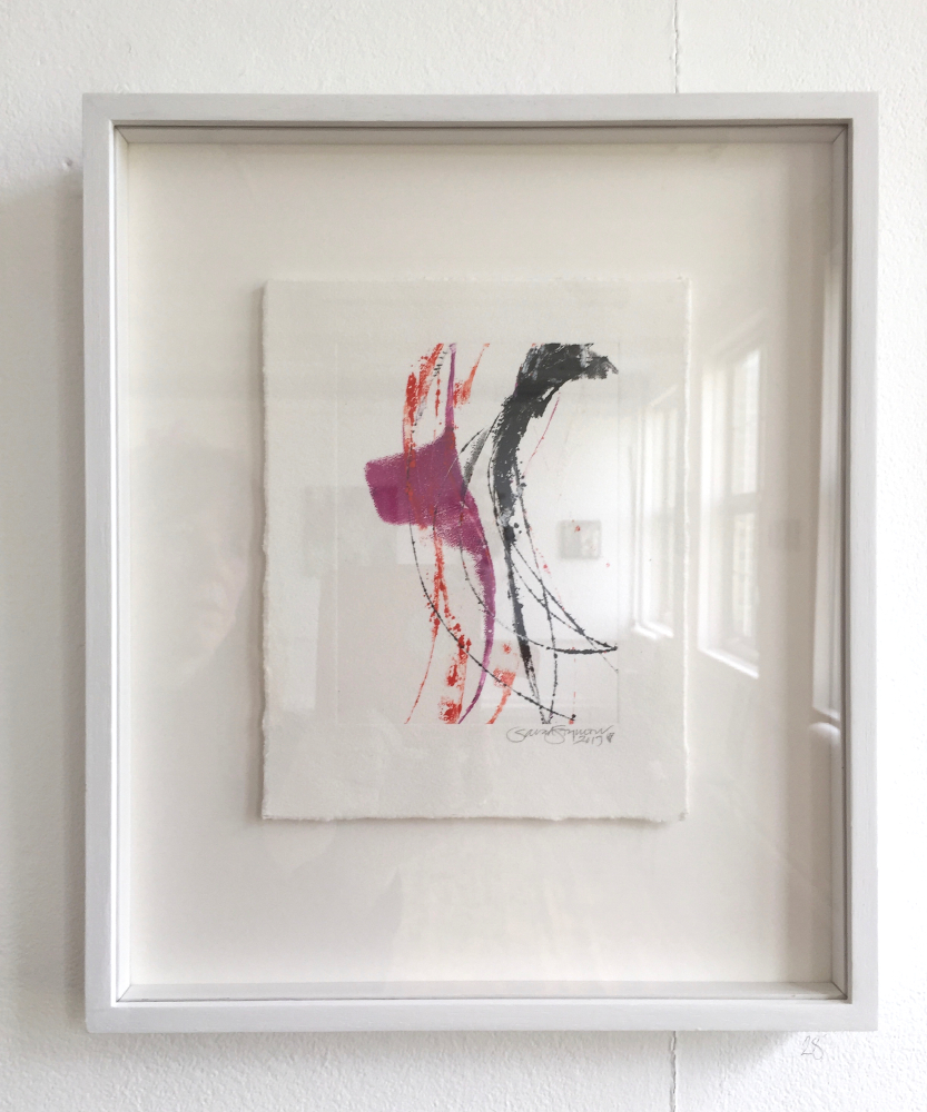 'Galah Parrot 2'. Framed Monotype. 35cm x 30cm. £200